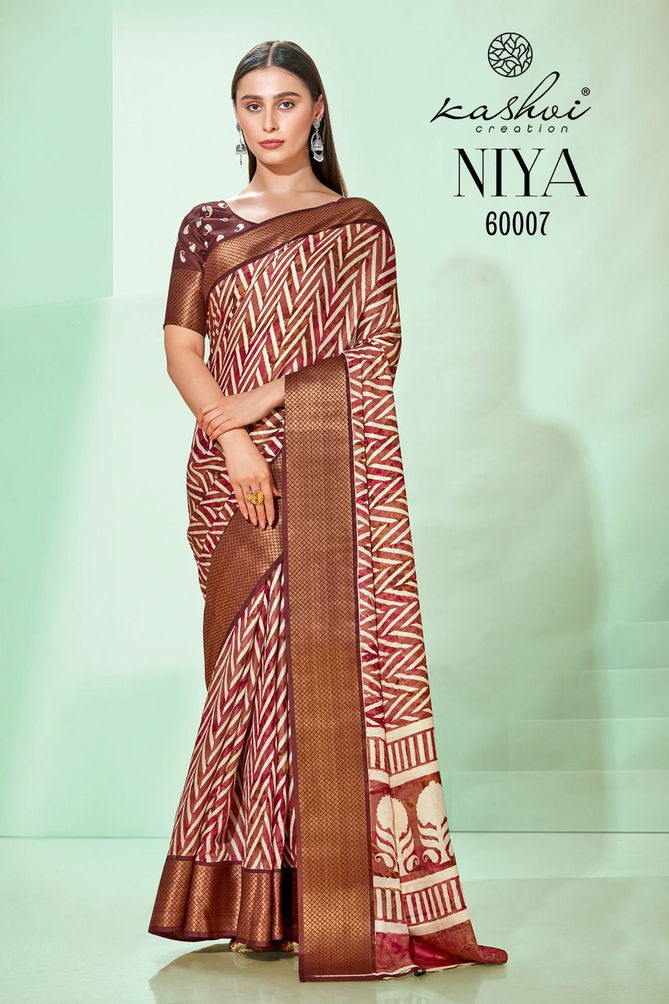 Niya By Kashvi 60001-60008 Daily Wear Sarees Catalog